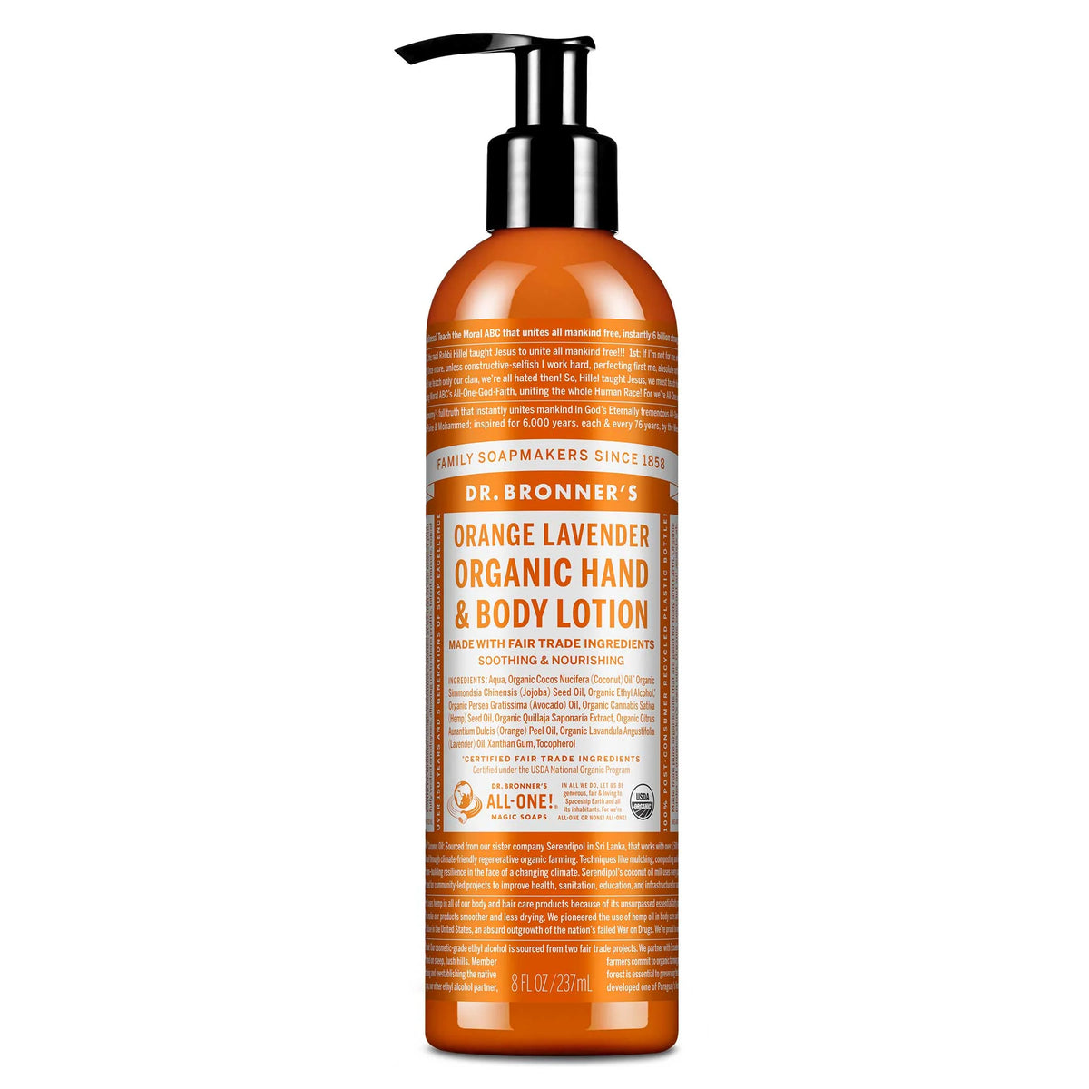 Orange Lavender - Organic Lotions